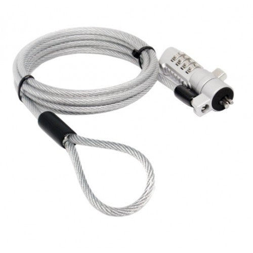 Candado de Seguridad UNNO KL6010SV | Tipo Noble Lock | Combinación | Para Laptop