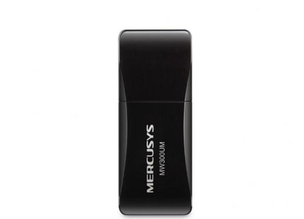 Adaptador USB inalámbrico Mercusys MW300UM N300 mini portátil con conector USB 2.0