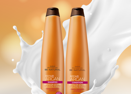 Acondicionador Reparador con Argán 350ml Placent Life | Para hidratar y restaurar el cabello seco y dañado