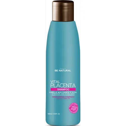 Shampoo Vital Placenta Placent Life | 100ml | Fortalecimiento y nutrición capilar | Ideal para cabello débil o quebradizo