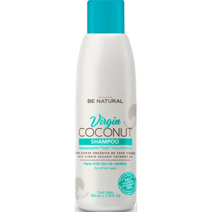 Shampoo Virgin Coconut Placent Life | 100ml | Hidratación profunda y nutrición para cabello seco o dañado