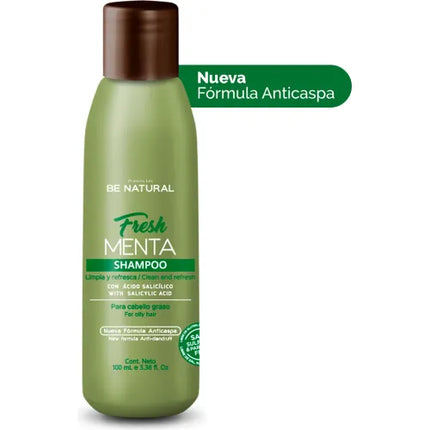 Shampoo Fresh Menta Placent Life | 100ml | Refrescante y revitalizante | Ideal para cuero cabelludo cansado o con sensación de fatiga