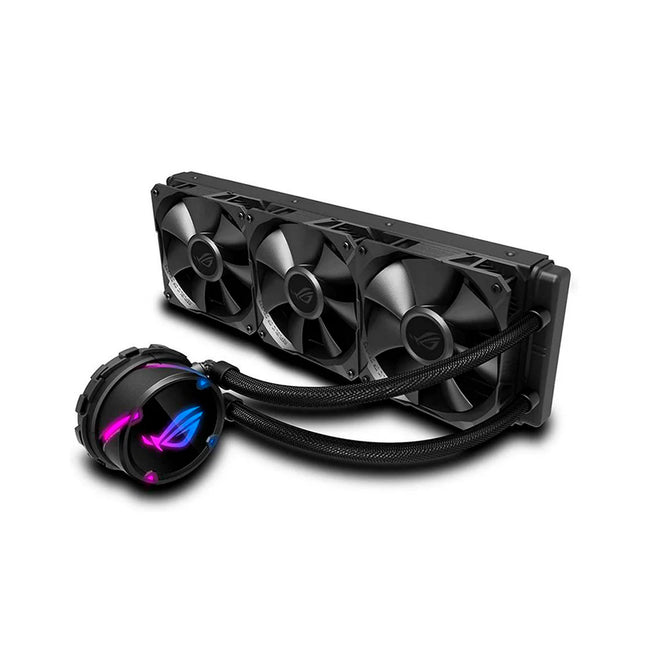 Enfriamiento Líquido ASUS ROG STRIX LC II 360 ARGB | 360mm | Iluminación ARGB | Tubos Reforzados
