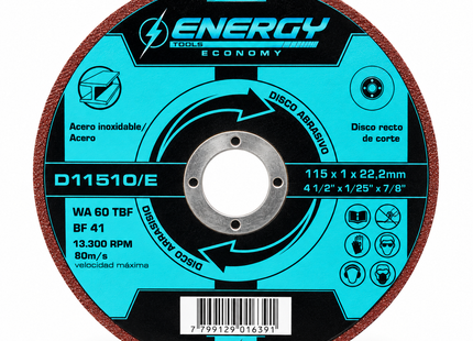Energy Kit Soldadora Taladro y Discos, I140/1/120 + DDIB10/12 C1 + D11512/E