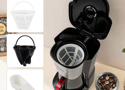 Compartimento filtro cafetera eléctrica Winning Star capacidad 12 tazas