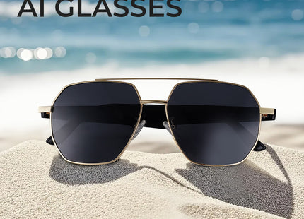 Winning Star Gafas Inteligentes Bluetooth Negro, ST-W100-C