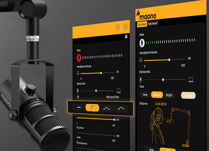 Micrófono Maono PD400X USB/XLR para Podcasting y Streaming