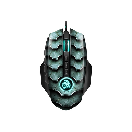 Mouse Gaming RGB Sharkoon Drakonia II | 8200 DPI | 8 Botones Programables | Iluminación RGB | Alámbrico
