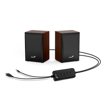 Parlante Genius SP-HF380 | Bluetooth | Sonido Estéreo | 40W | Entrada Auxiliar | Color Negro