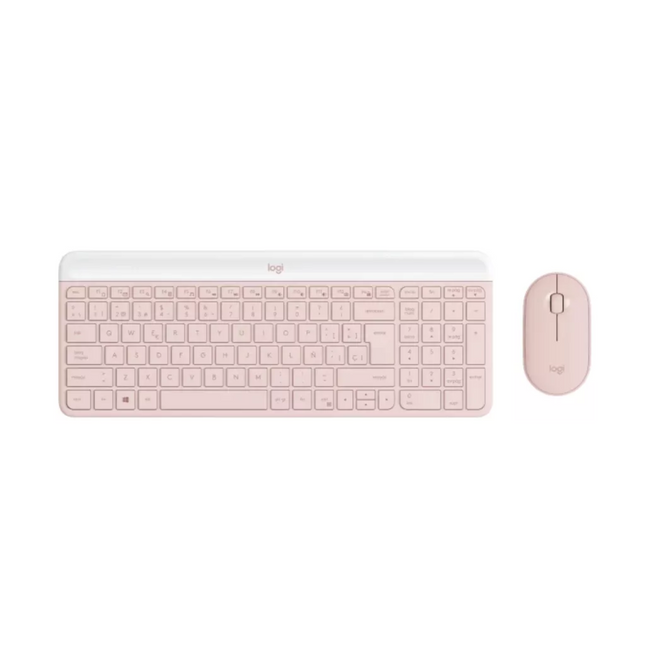 Teclado y Mouse Logitech MK470 Slim Combo Rose | Inalámbrico | Español