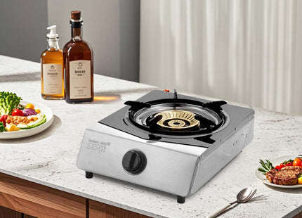 Winning Star cocina de gas 1 quemador gris, ST-9656