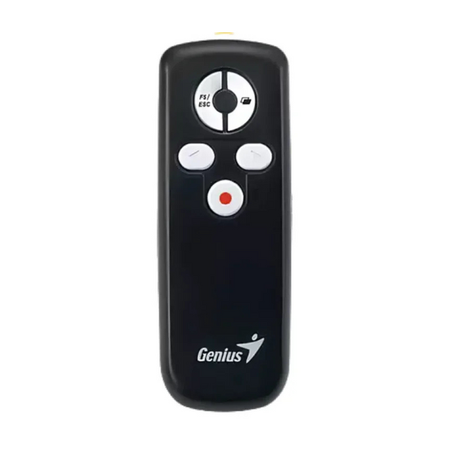 Presentador Genius Media Pointer 100 | Inalámbrico | USB | Alcance 10m | Con puntero láser
