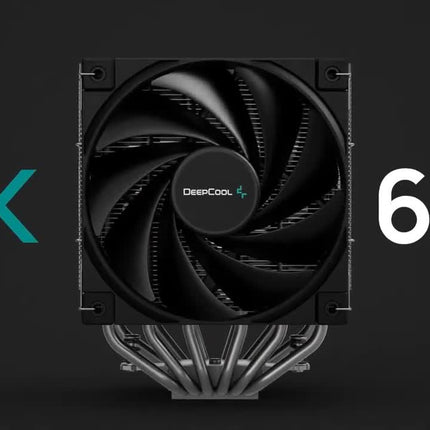 Enfriamiento de Aire DeepCool AK620 ZERO DARK | Dual Tower | 2×120 mm PWM | Soporte Intel LGA2066/AM5
