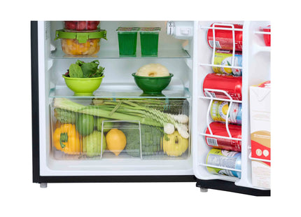 Refrigerador Mini Bar Midea MDRT87CCDLS-CA | 3.4 pc | Top Freezer | Puerta reversible