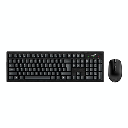 Teclado y Mouse Genius KM-8101 | Inalámbrico | Con receptor USB | Color Negro