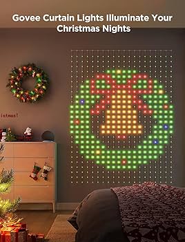 Cortina de Luces Govee H70B3 Curtain Lights 2 | 1.5m x 2m | RGBIC | Bluetooth y WiFi | H70B31A1