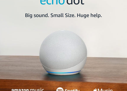 Amazon Echo Dot (5ta Gen) | Asistente Alexa | Wi-Fi | Sonido Mejorado | Blanco