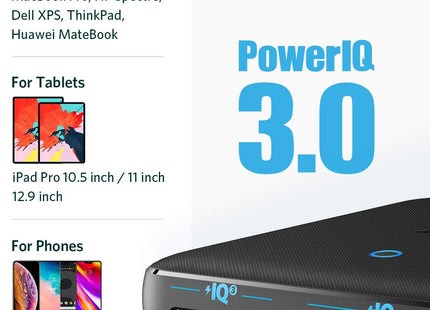 Anker Cargador Atom III Slim 65W 4 Puertos Negro, A2046