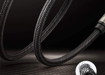 Cable UGREEN AV128 en uso mezcladora y sistema sonido profesional