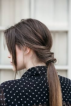 Cola Elástica Extra Gruesa Negra Revlon x15 | Para sujetar cabello abundante con firmeza y sin daños