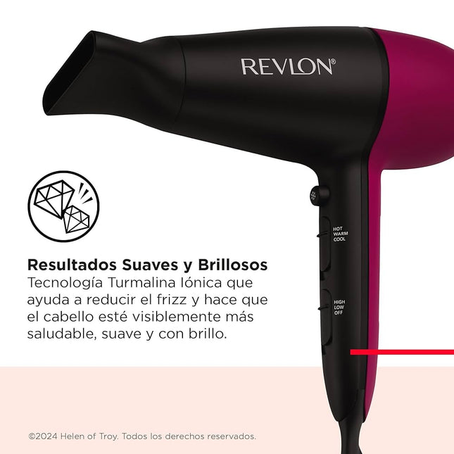 Secadora Iónica Perfect Match 1875W Revlon | Para secar y alisar tu cabello con menos frizz y más brillo