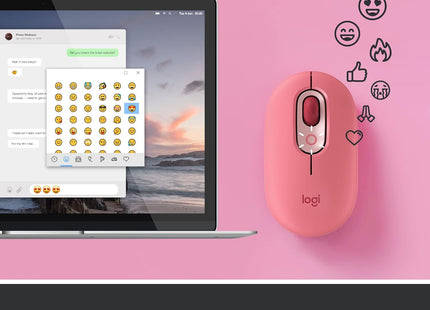 Mouse Logitech POP | Inalámbrico Bluetooth | Clicks Silenciosos