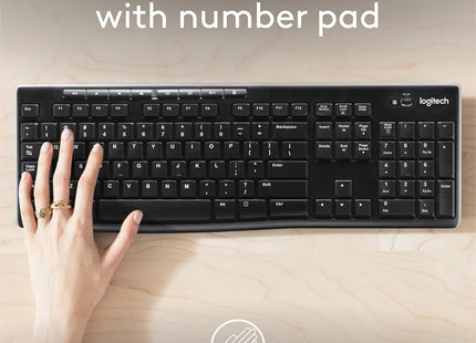 Teclado Logitech K270 Inalámbrico Bluetooth | Compacto | Español