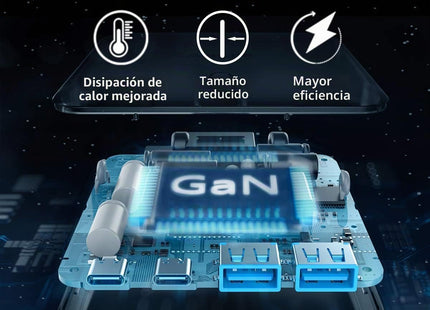 Anker Cargador Atom III Slim 65W 4 Puertos Negro, A2046