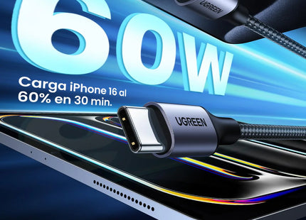 Cable USB-C a USB-C UGREEN US261, 50150