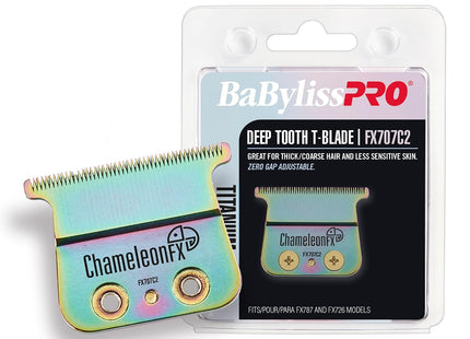 Barberology Cuchilla T ChameleonFX Titanio, FX707C2