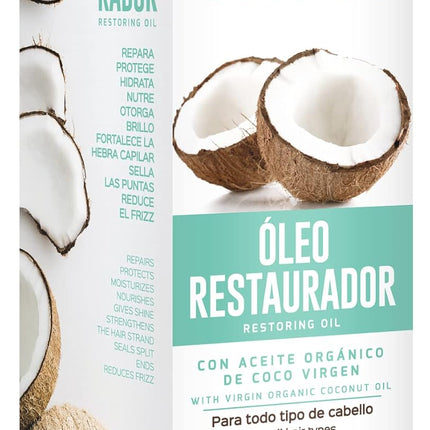 Aceite Reparador Coconut 50 ml | Placenta Life | Nutre intensamente, sella puntas y reduce el encrespado