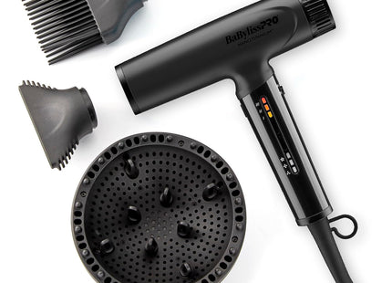 BaBylissPRO Secadora Nano Light Iónica Negra 1400W