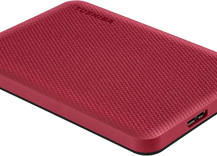 Toshiba Disco Duro Externo 1TB USB 3.0 Rojo, HDTCA10XR3AA