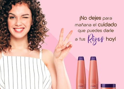 Acondicionador Curly Monoi Rizos Definidos 350ml Placent Life | Ideal para rizos hidratados | suaves y sin frizz