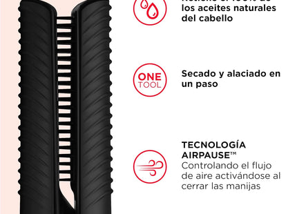 Plancha-Secadora One Step Revlon | Para alisar y secar en un solo paso con volumen y brillo
