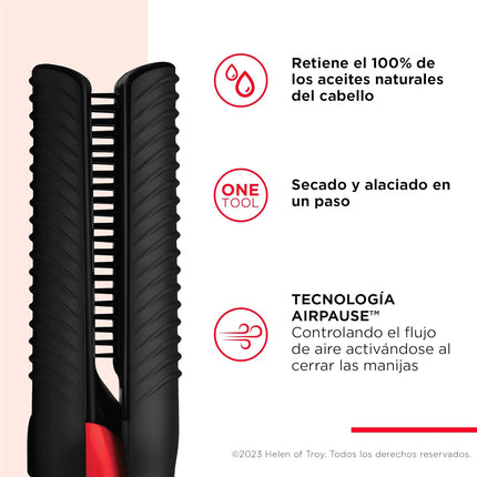 Plancha-Secadora One Step Revlon | Para alisar y secar en un solo paso con volumen y brillo