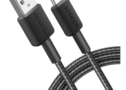 Anker Cable 322 USB-A a USB-C Trenzado 1.8 m Negro, A81H6H11