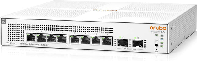 Aruba Switch administrado Instant On 1930 JL681A 8G 2SFP PoE 124W