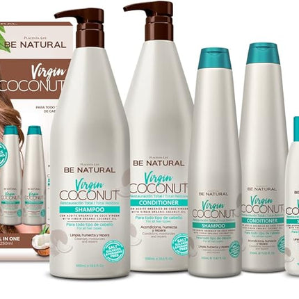 Acondicionador Virgin Coconut 1000ml Placent Life | Para hidratar y suavizar el cabello seco