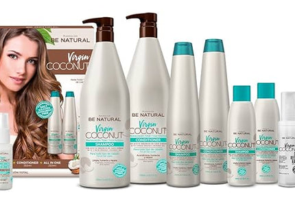 Shampoo Virgin Coconut Placent Life | 1000ml | Nutrición profunda y reparación intensiva para cabello seco y maltratado