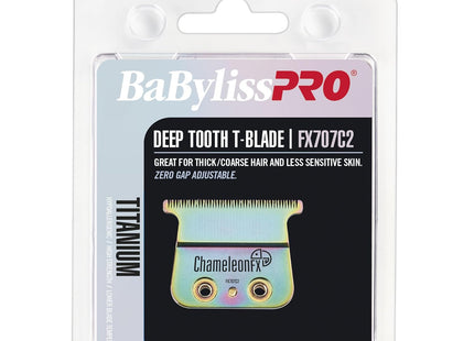 Barberology Cuchilla T ChameleonFX Titanio, FX707C2