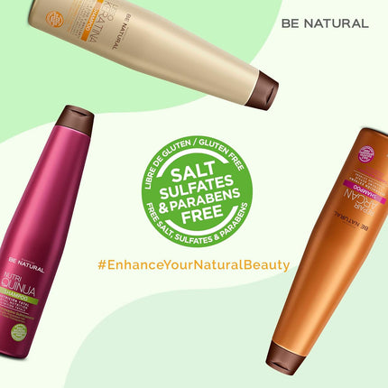 Shampoo Reparador Argán Placent Life | 350ml | Nutrición y brillo para cabello dañado o seco