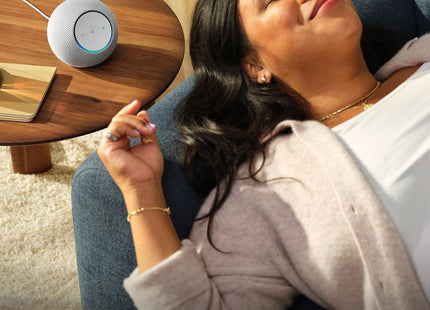 Amazon Bocina Inteligente con Alexa Blanco, Echo Dot Max