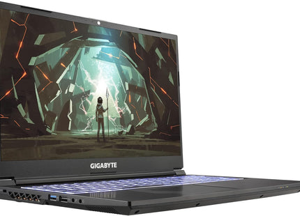Teclado retroiluminado laptop GIGABYTE G5 vista superior