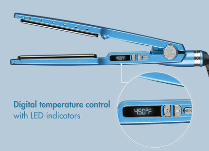 Plancha Nano Titanium 1” 450°F BaByliss | Para cabello grueso y rebelde | Tecnología Nano Titanium | Temperatura alta