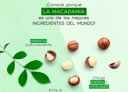Acondicionador Hidratante Macadamia 350ml Placent Life | Para nutrir e hidratar profundamente tu cabello