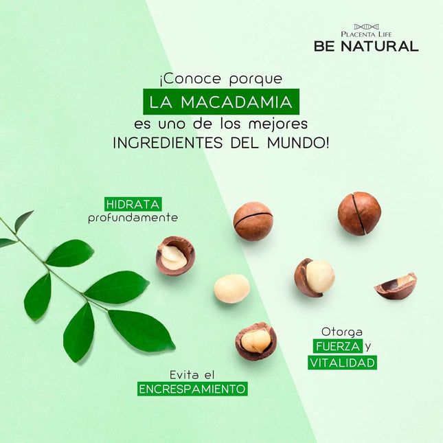 Placentalife Acondicionador hidratante 100 ml Hydra Macadamia