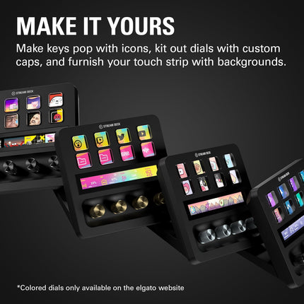 Teclado de Streaming Elgato Stream Deck+ | 8 Botones LCD | 4 Perillas Inteligentes | Pantalla Táctil | Control Total de Producción