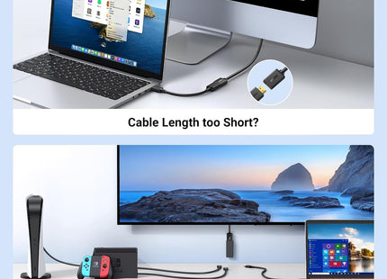 Conector HDMI macho del cable UGREEN HD107 con contactos chapados en oro