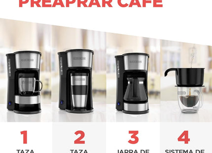 Cafetera Black+Decker, CM0755S
